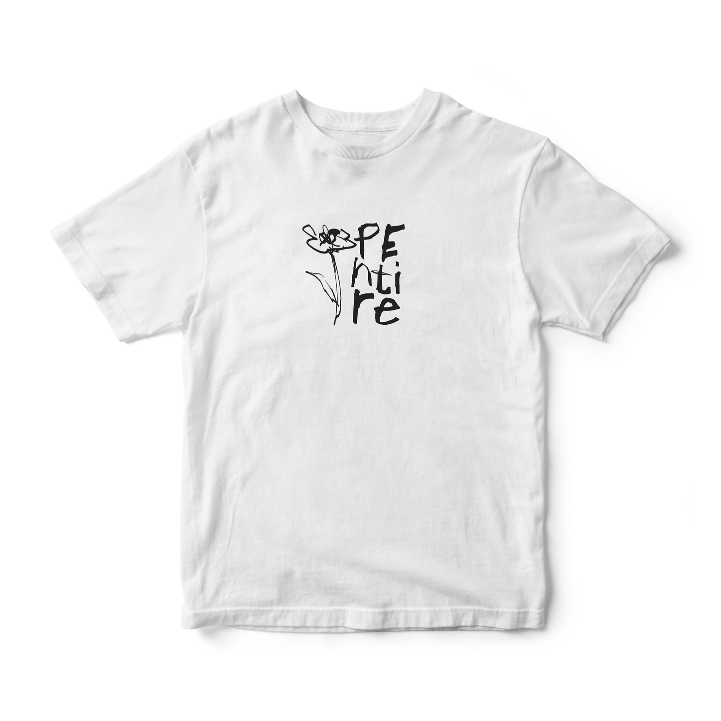 Pentire White Sketch T-Shirt