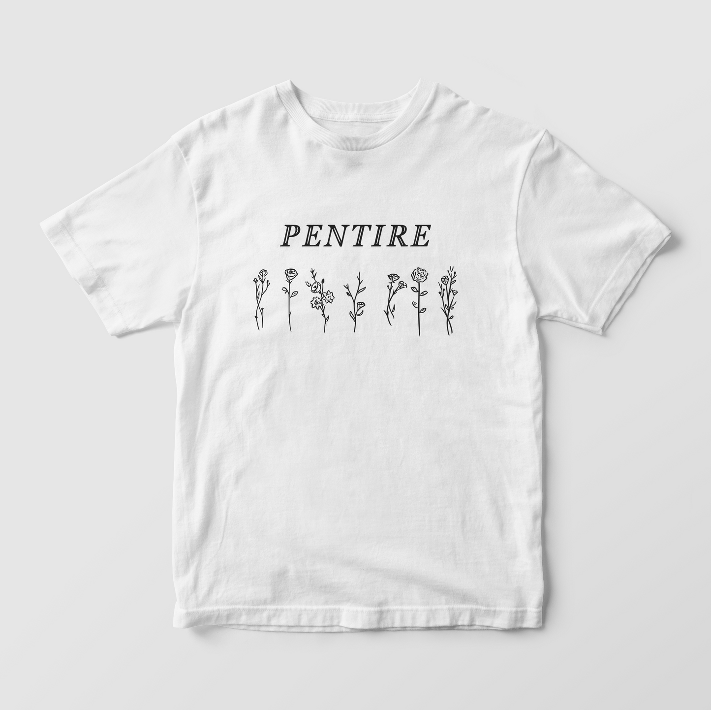 White Flower T Shirt